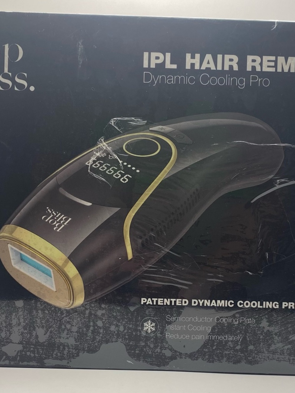 NIBBop Bliss IPL Hair Removal System with Dynamic Cooling Pro 666K Flashes